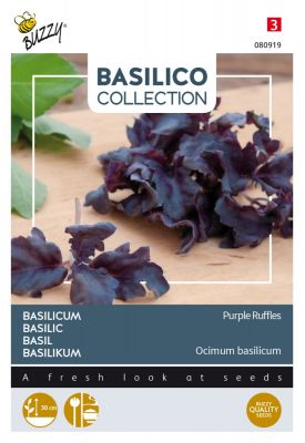 Buzzy Basilic Purple Ruffles