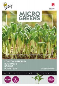 Buzzy Microgreens, Bourrache