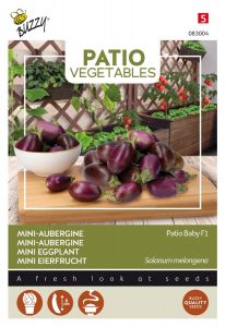 Buzzy Patio Veggies, Mini-Aubergine Patio Baby F1